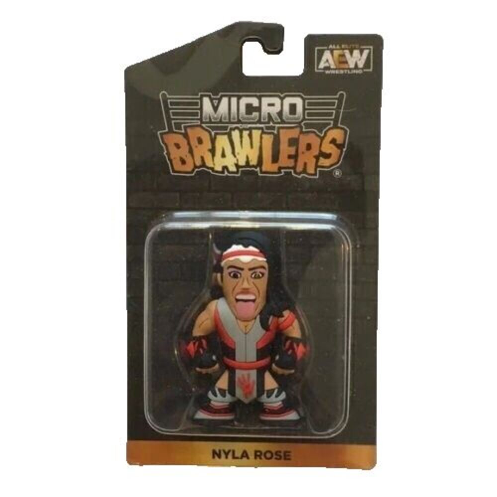 Nyla Rose AEW Micro Brawler Pro Wrestling Tees Mini Figure